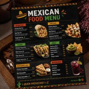 Menu Cards